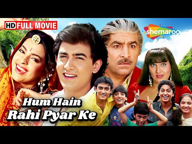 Best Comedy and romantic Movie Hum hai rahi pyar ke HD poster_Latestindianmovies.com
