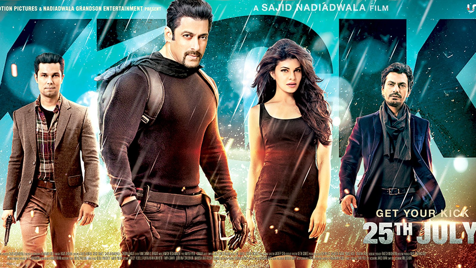 Salman Khan Blockbuster Movie Kick Poster